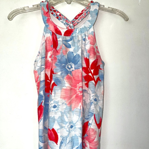 Abercrombie & Fitch Other - “ABERCROMBIE KIDS” GIRLS FLORAL MULTI-COLORED ROUND NECK TANK TOP, SIZE 9/10